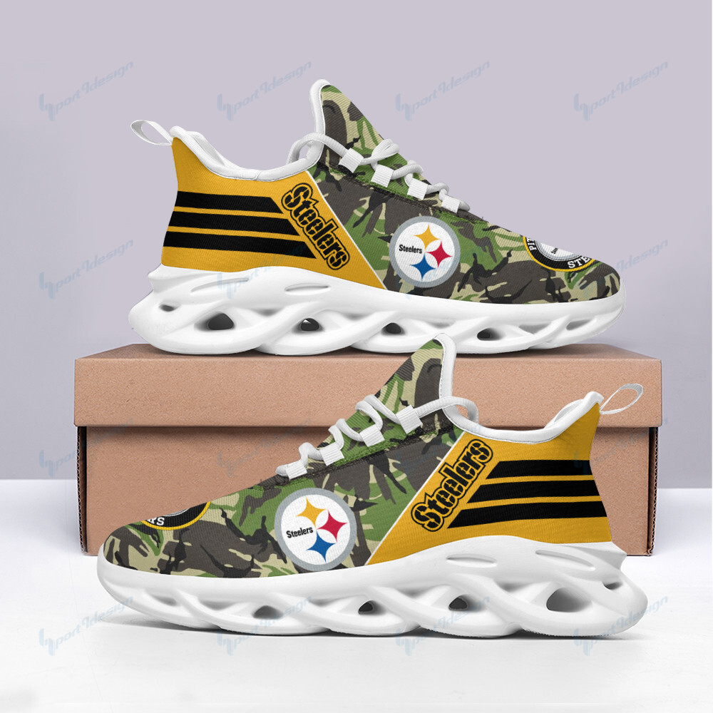 Pittsburgh Steelers NFL Max Soul Shoes Sneakers For Men And Women Calebmatthewhans