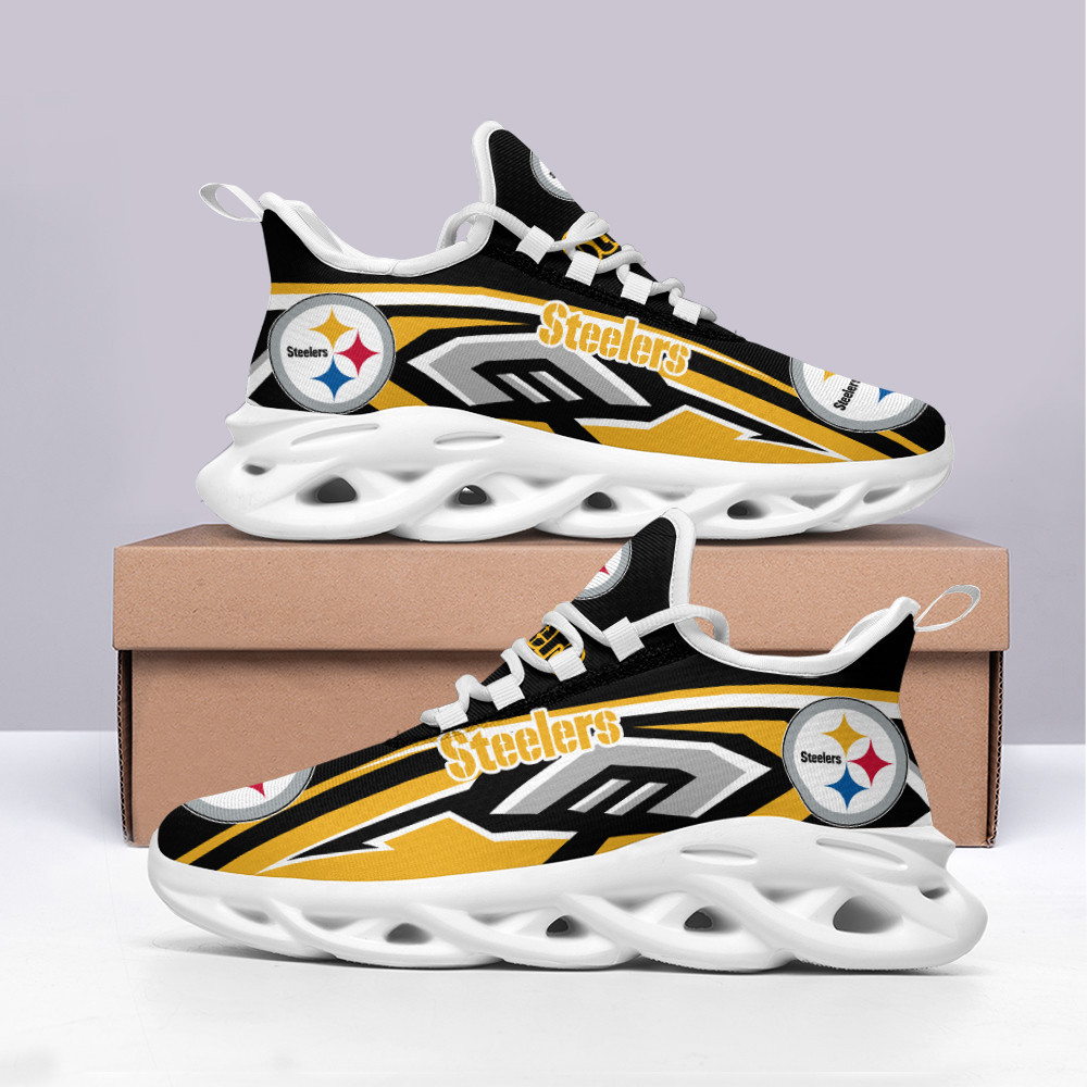 Pittsburgh Steelers NFL Max Soul Shoes Sneakers For Men And Women Calebmatthewhans