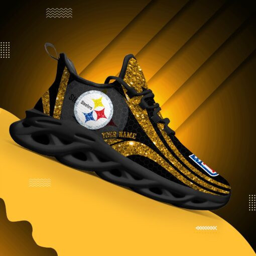 Pittsburgh Steelers NFL Max Soul Shoes Sneakers For Men And Women Calebmatthewhans