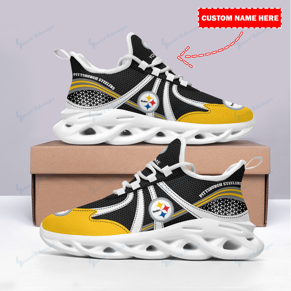 Pittsburgh Steelers NFL Max Soul Shoes Sneakers For Men And Women Calebmatthewhans