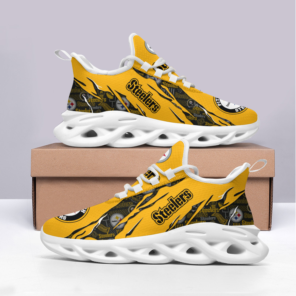 Pittsburgh Steelers NFL Max Soul Shoes Sneakers For Men And Women Calebmatthewhans