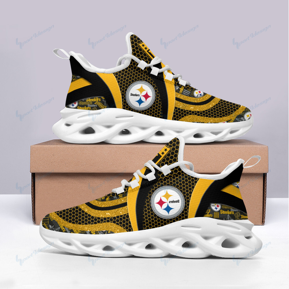 Pittsburgh Steelers NFL Max Soul Shoes Sneakers For Men And Women Calebmatthewhans