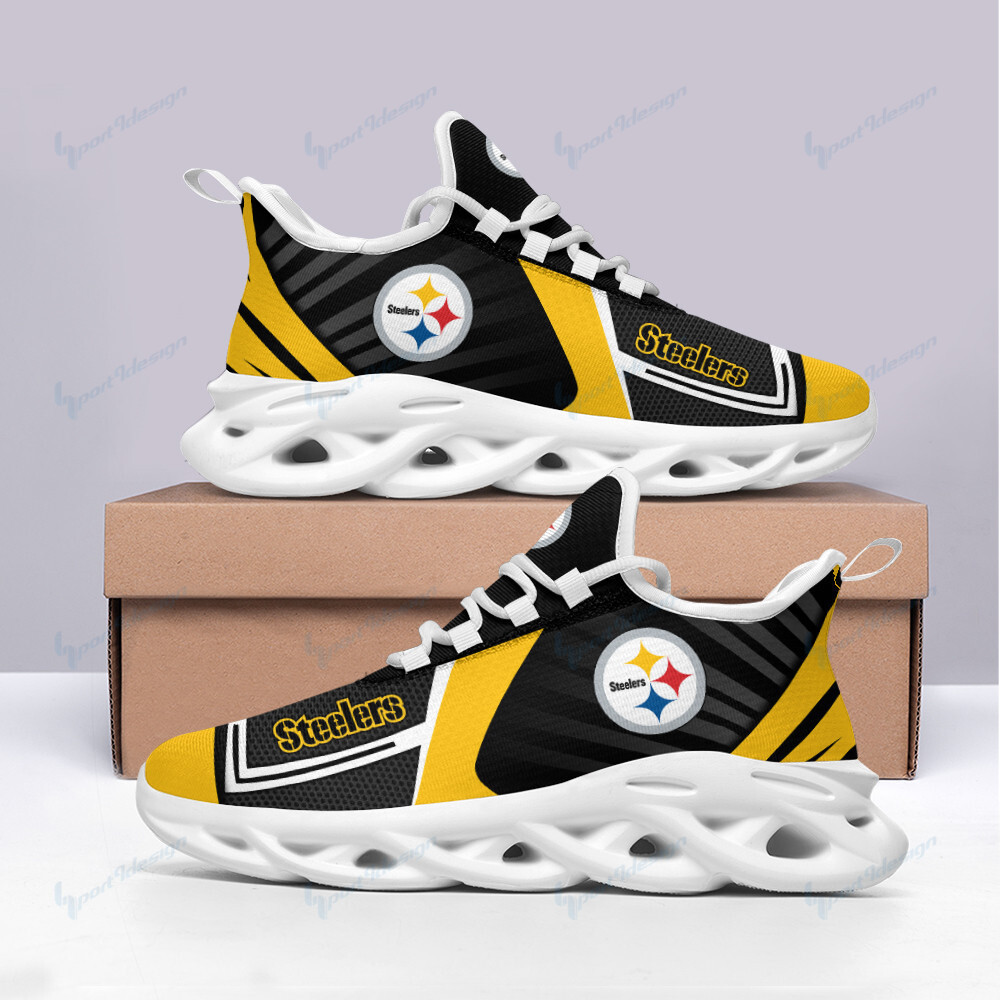 Pittsburgh Steelers NFL Max Soul Shoes Sneakers For Men And Women Calebmatthewhans