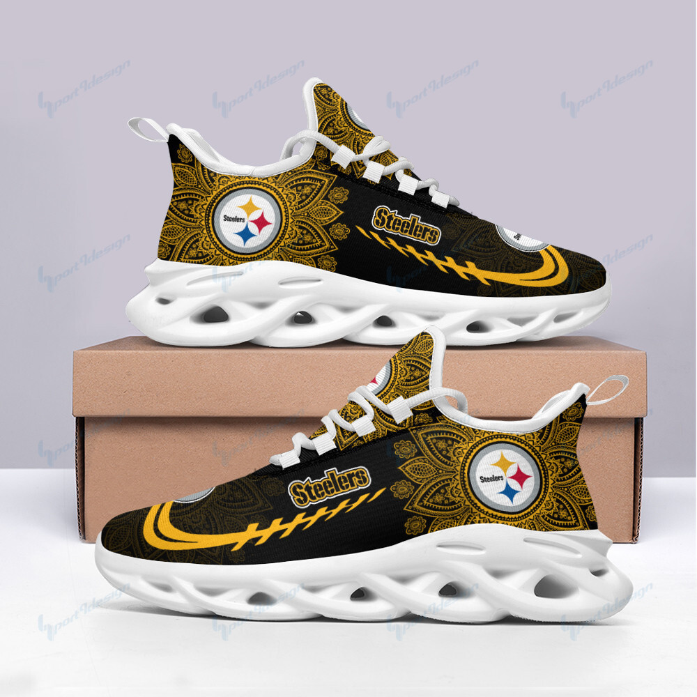 Pittsburgh Steelers NFL Max Soul Shoes Sneakers For Men And Women Calebmatthewhans
