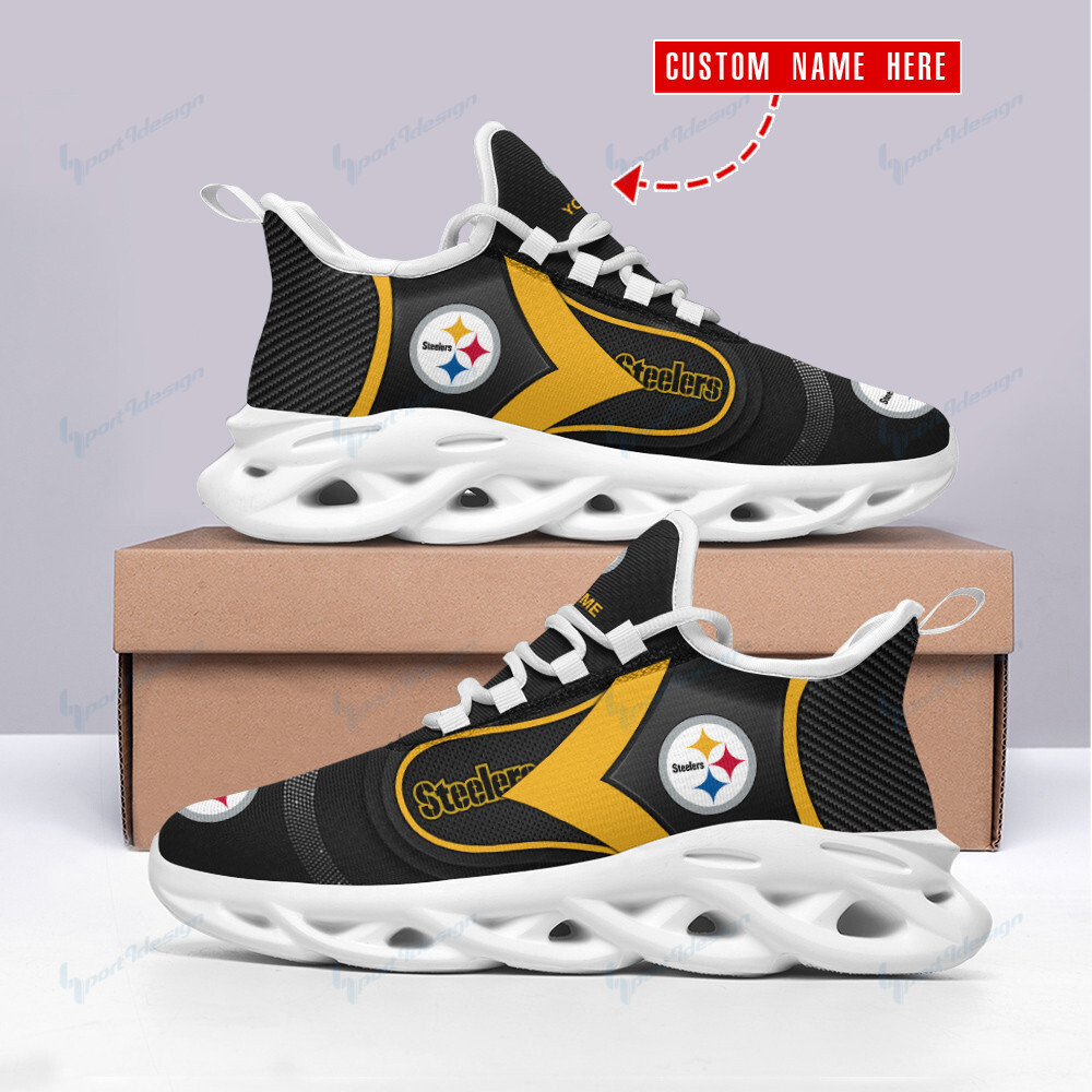 Pittsburgh Steelers NFL Max Soul Shoes Sneakers For Men And Women Calebmatthewhans