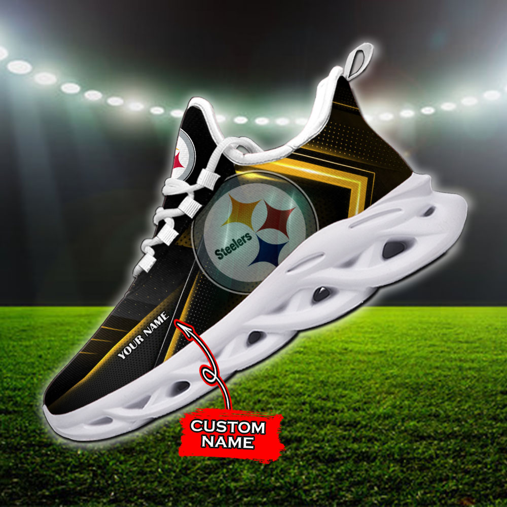 Pittsburgh Steelers NFL Max Soul Shoes Sneakers For Men And Women Calebmatthewhans