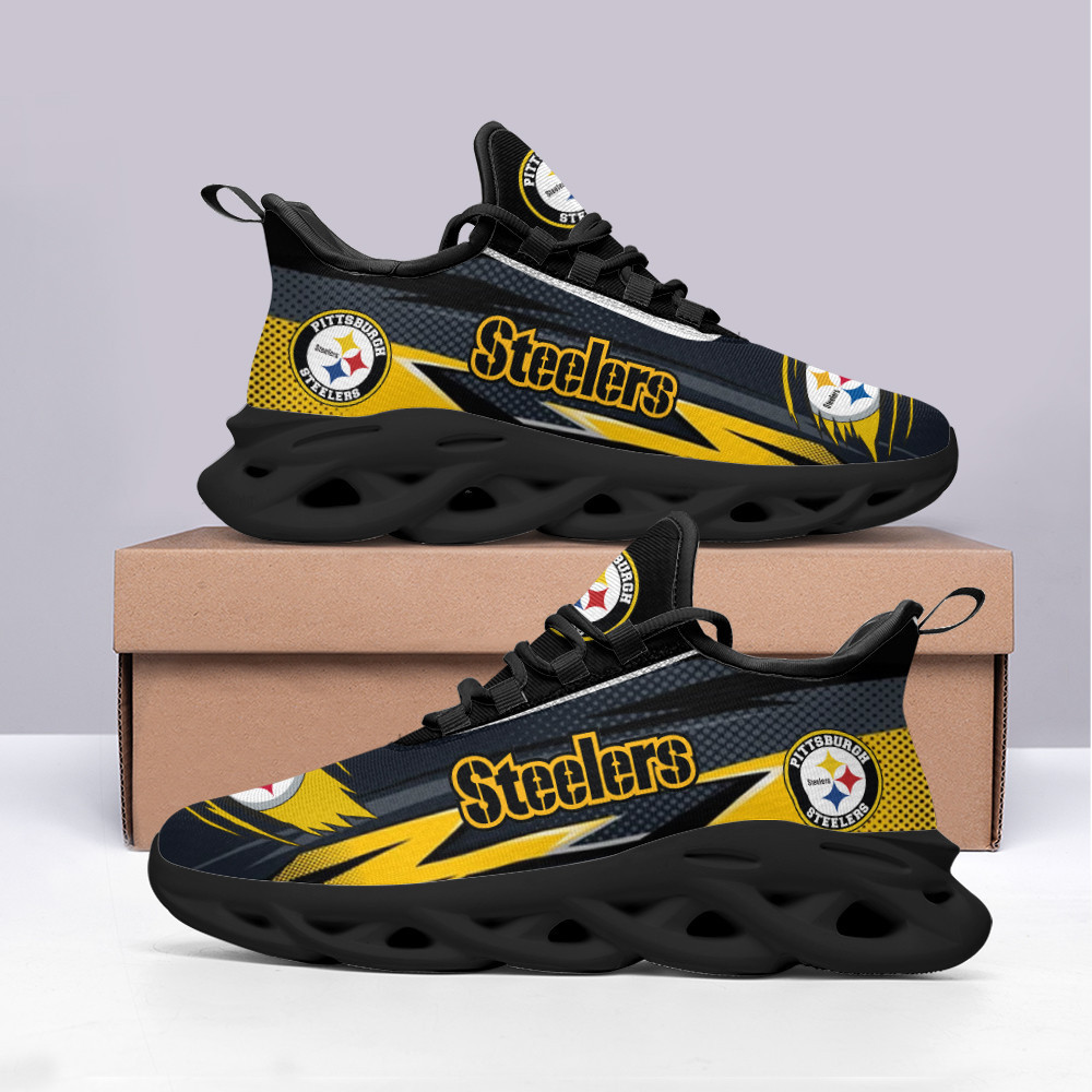 Pittsburgh Steelers NFL Max Soul Shoes Sneakers For Men And Women Calebmatthewhans