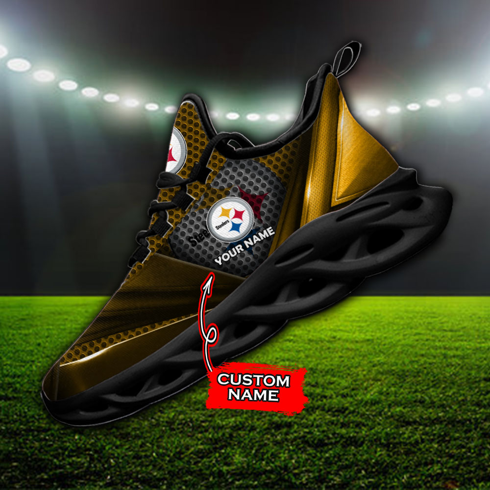 Pittsburgh Steelers NFL Max Soul Shoes Sneakers For Men And Women Calebmatthewhans