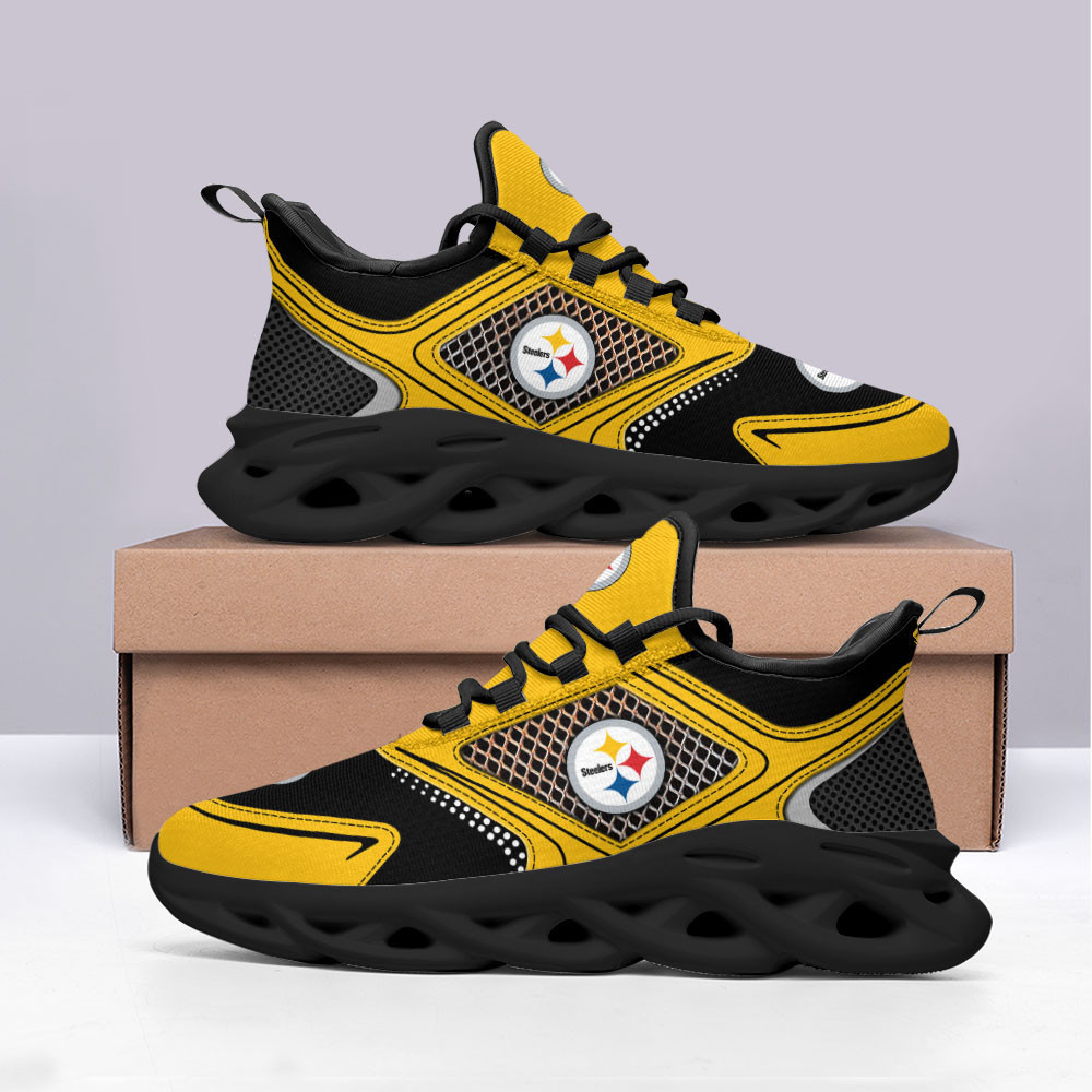 Pittsburgh Steelers NFL Max Soul Shoes Sneakers For Men And Women Calebmatthewhans
