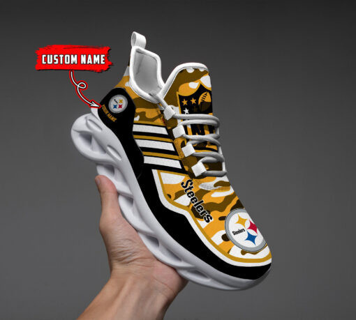 Pittsburgh Steelers NFL Max Soul Shoes Sneakers For Men And Women Calebmatthewhans