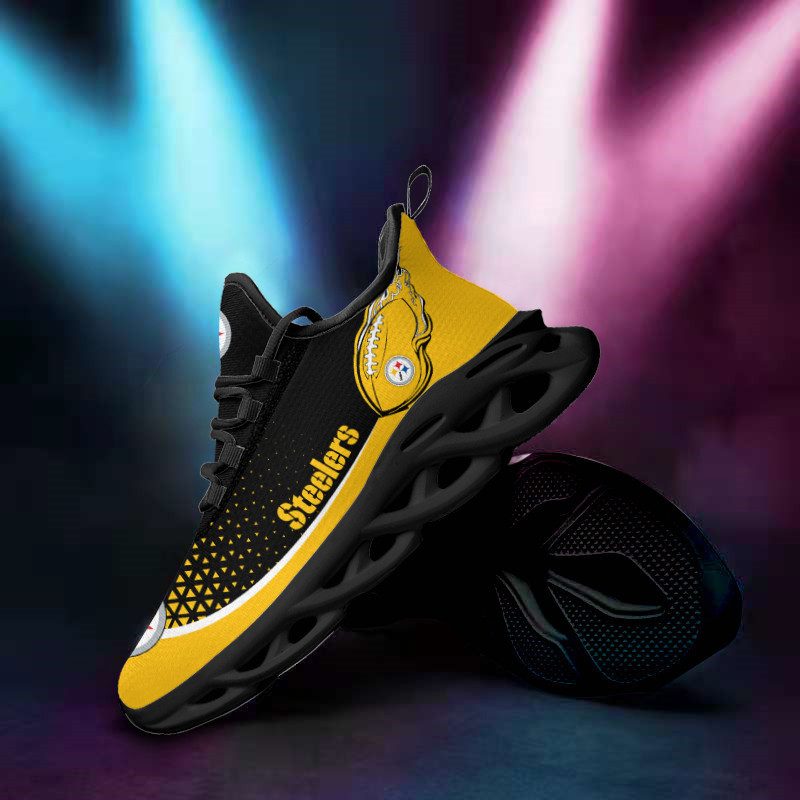 Pittsburgh Steelers NFL Max Soul Shoes Sneakers For Men And Women Calebmatthewhans