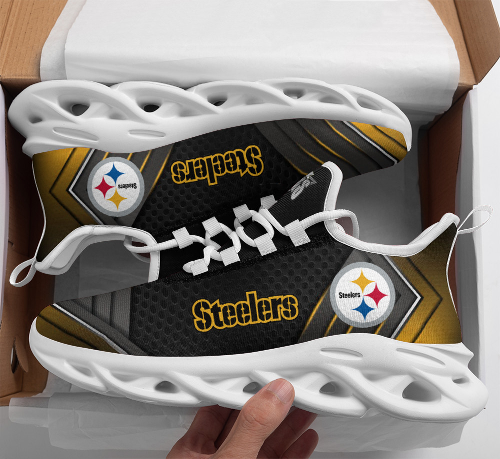 Pittsburgh Steelers NFL Max Soul Shoes Sneakers For Men And Women Calebmatthewhans