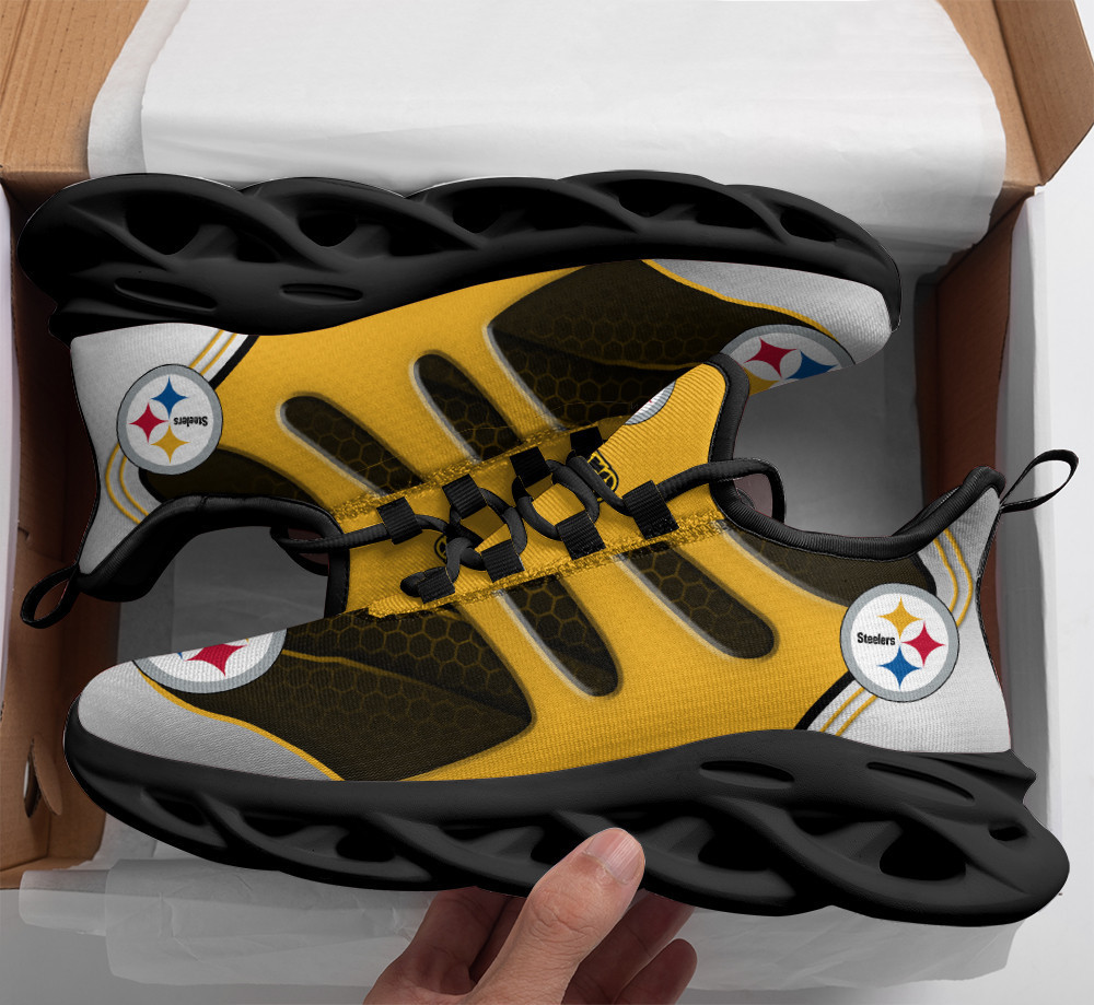 Pittsburgh Steelers NFL Max Soul Shoes Sneakers For Men And Women Calebmatthewhans