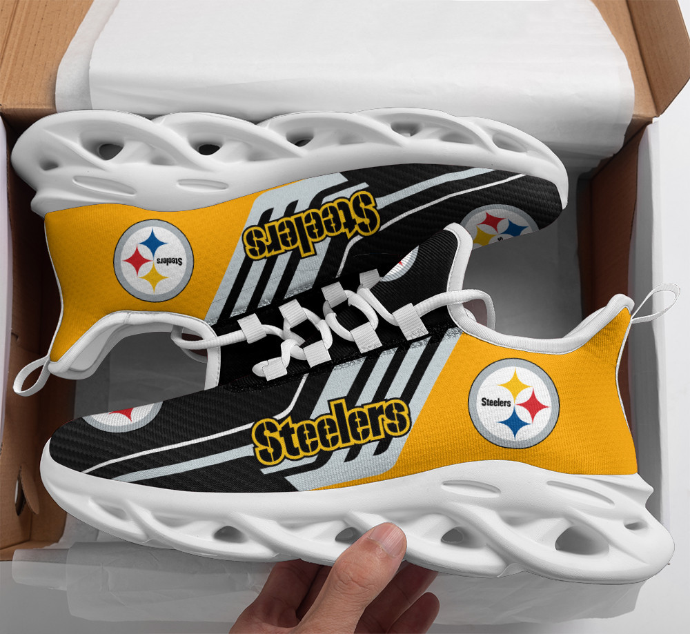 Pittsburgh Steelers NFL Max Soul Shoes Sneakers For Men And Women Calebmatthewhans
