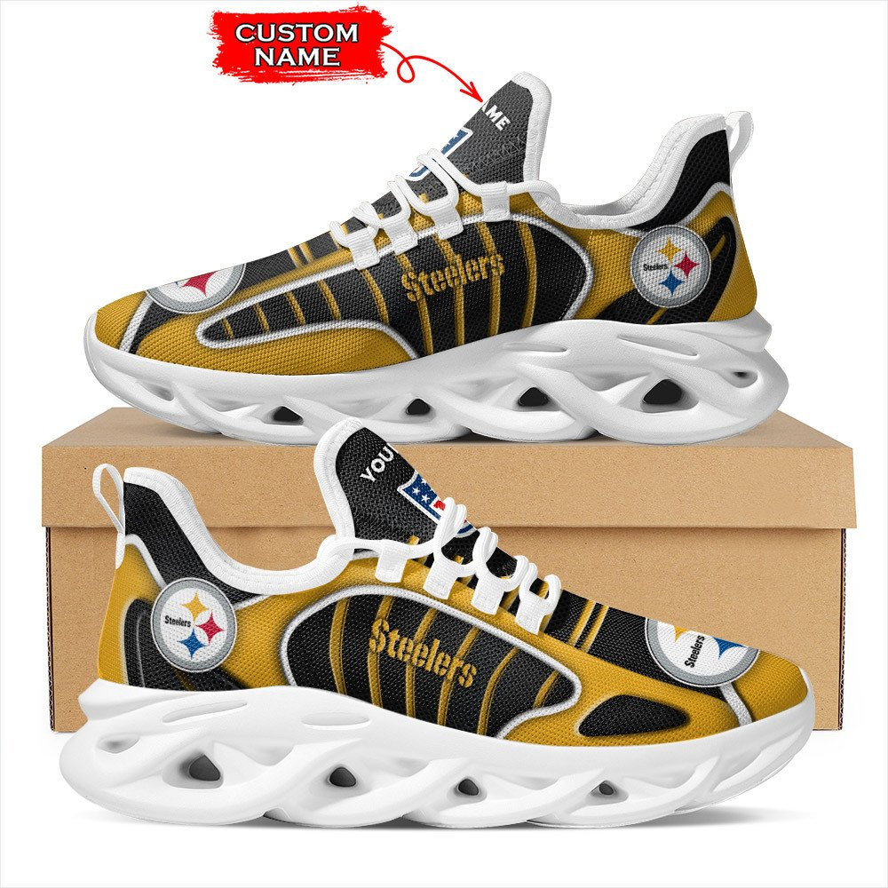 Pittsburgh Steelers NFL Max Soul Shoes Sneakers For Men And Women Calebmatthewhans
