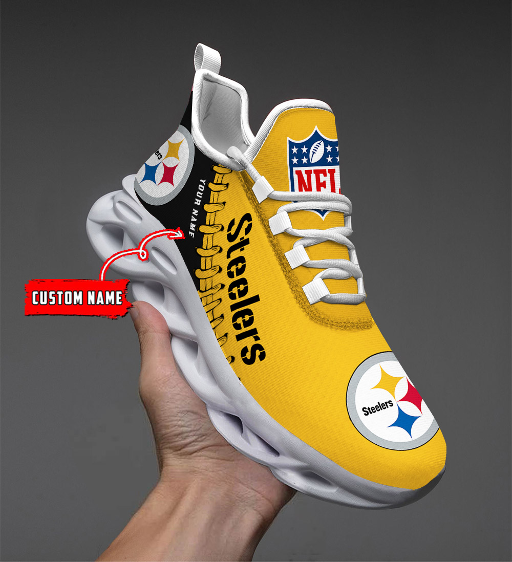 Pittsburgh Steelers NFL Max Soul Shoes Sneakers For Men And Women Calebmatthewhans