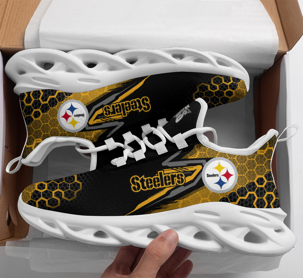 Pittsburgh Steelers NFL Max Soul Shoes Sneakers For Men And Women Calebmatthewhans