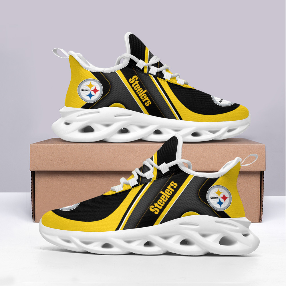 Pittsburgh Steelers NFL Max Soul Shoes Sneakers For Men And Women Calebmatthewhans