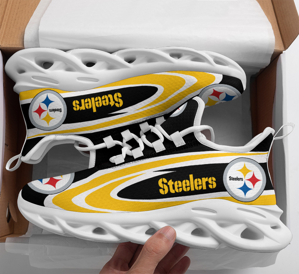 Pittsburgh Steelers NFL Max Soul Shoes Sneakers For Men And Women Calebmatthewhans