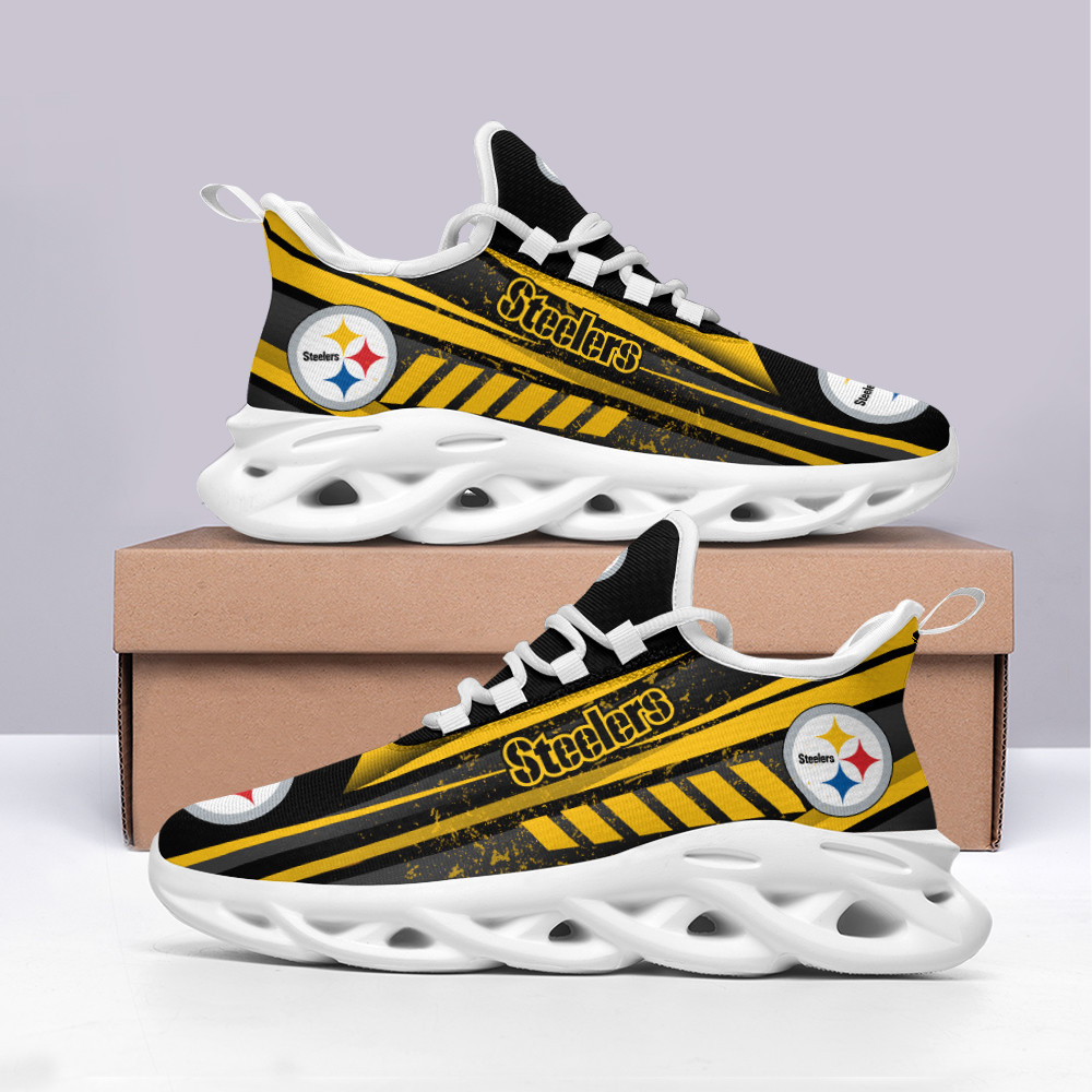 Pittsburgh Steelers NFL Max Soul Shoes Sneakers For Men And Women Calebmatthewhans