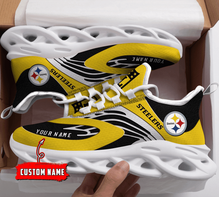 Pittsburgh Steelers NFL Max Soul Shoes Sneakers For Men And Women Calebmatthewhans