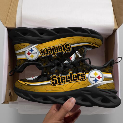Pittsburgh Steelers NFL Max Soul Shoes Sneakers For Men And Women Calebmatthewhans
