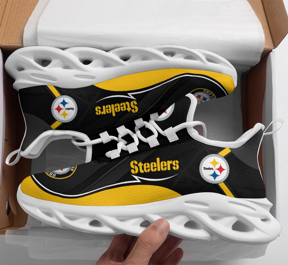 Pittsburgh Steelers NFL Max Soul Shoes Sneakers For Men And Women Calebmatthewhans