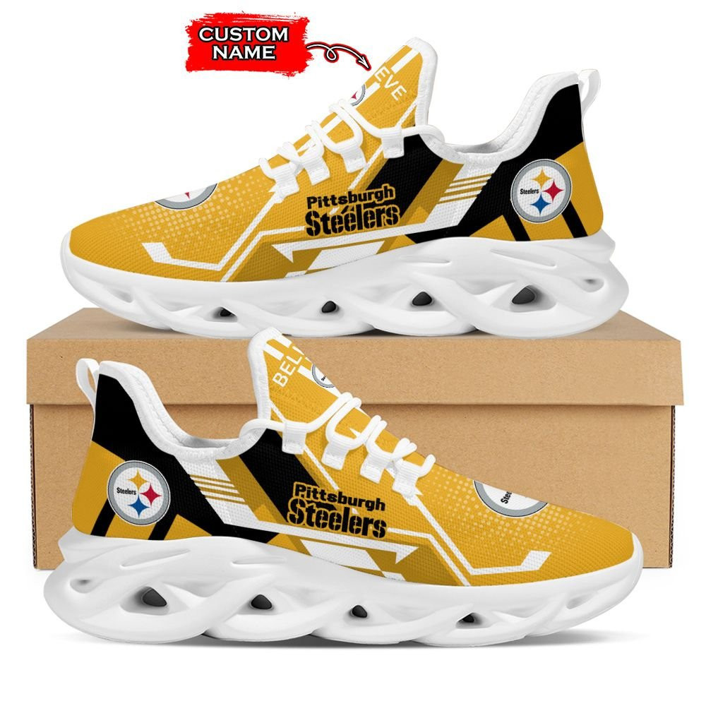 Pittsburgh Steelers NFL Max Soul Shoes Sneakers For Men And Women Calebmatthewhans