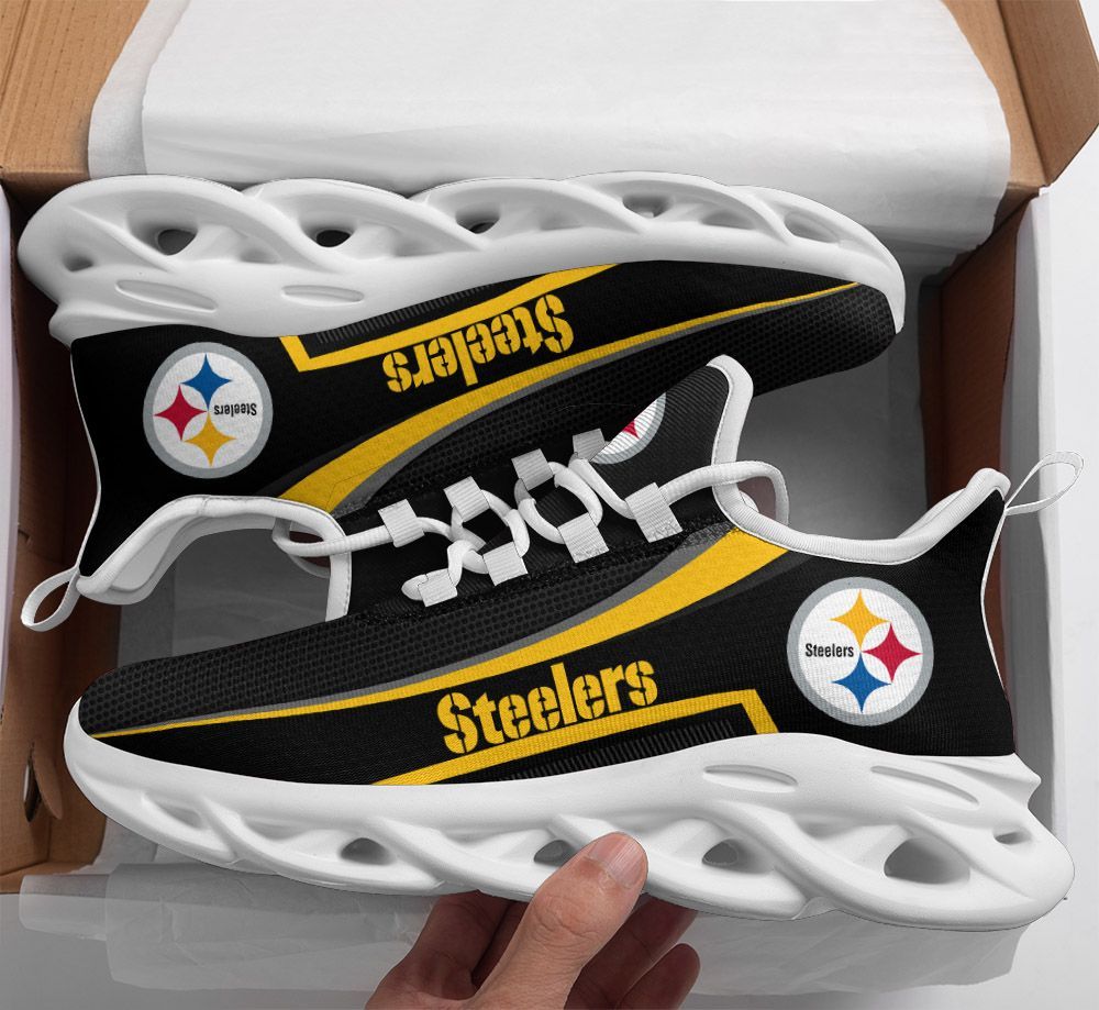 Pittsburgh Steelers NFL Max Soul Shoes Sneakers For Men And Women Calebmatthewhans