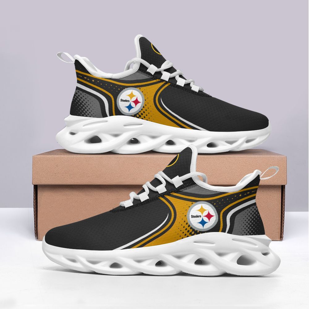 Pittsburgh Steelers NFL Max Soul Shoes Sneakers For Men And Women Calebmatthewhans