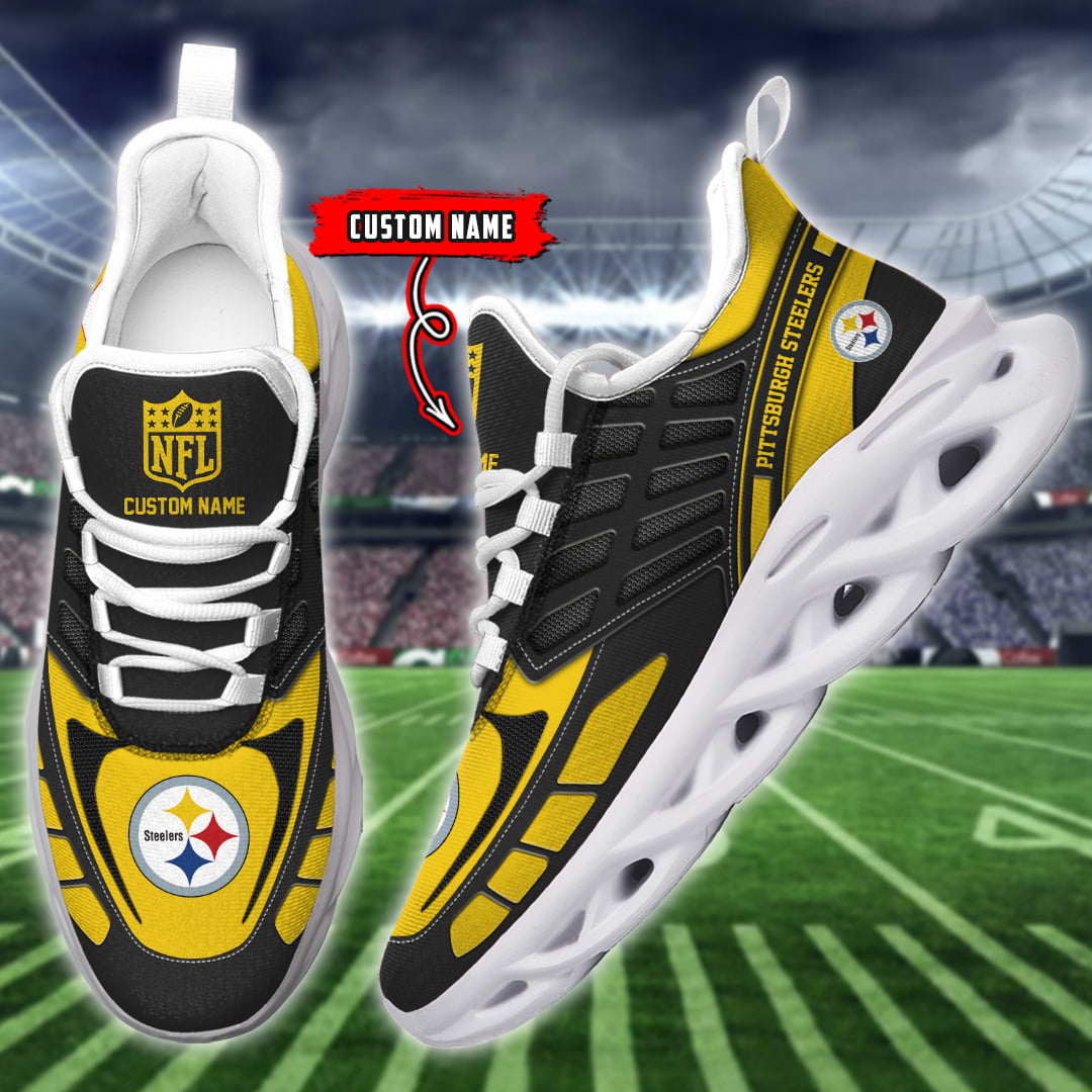 Pittsburgh Steelers NFL Max Soul Shoes Sneakers For Men And Women Calebmatthewhans