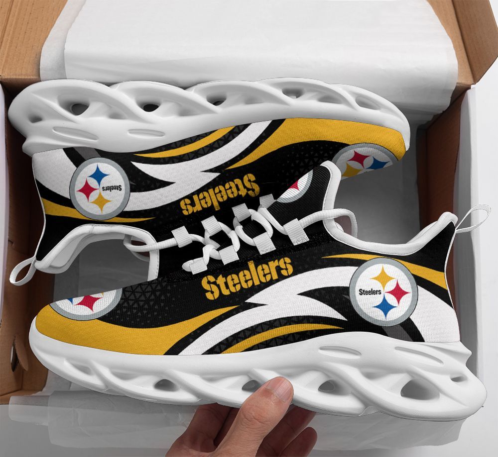 Pittsburgh Steelers NFL Max Soul Shoes Sneakers For Men And Women Calebmatthewhans