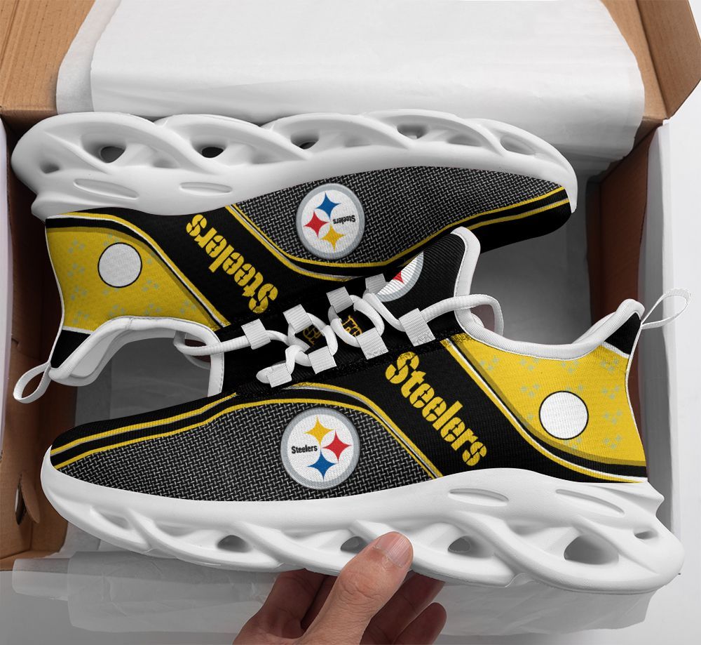 Pittsburgh Steelers NFL Max Soul Shoes Sneakers For Men And Women Calebmatthewhans