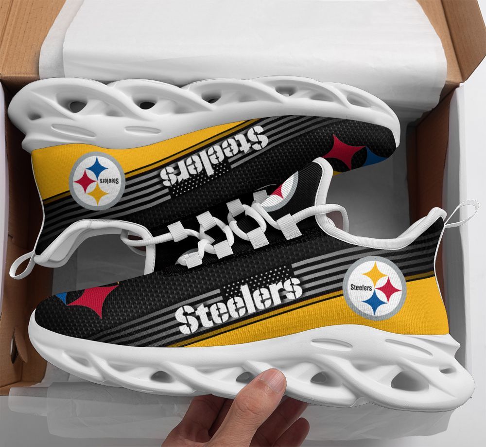 Pittsburgh Steelers NFL Max Soul Shoes Sneakers For Men And Women Calebmatthewhans