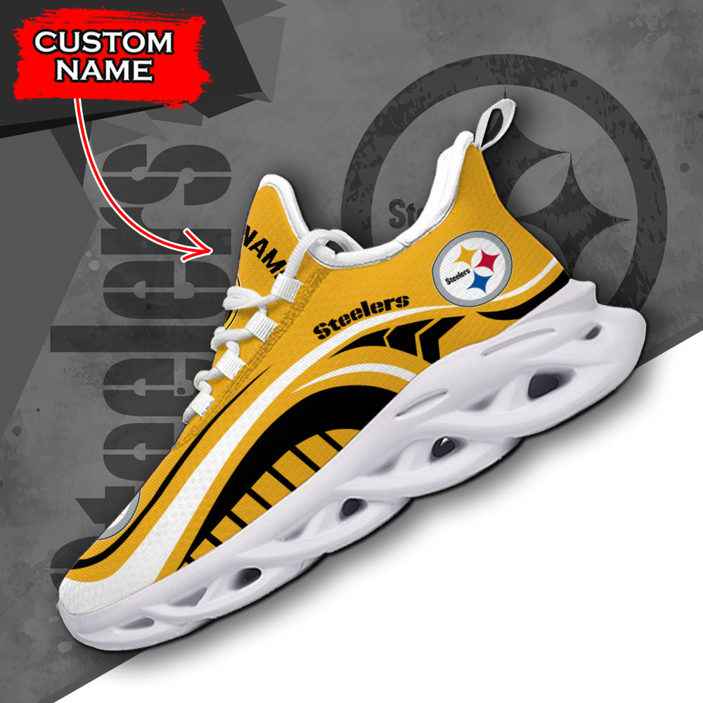 Pittsburgh Steelers NFL Max Soul Shoes Sneakers For Men And Women Calebmatthewhans