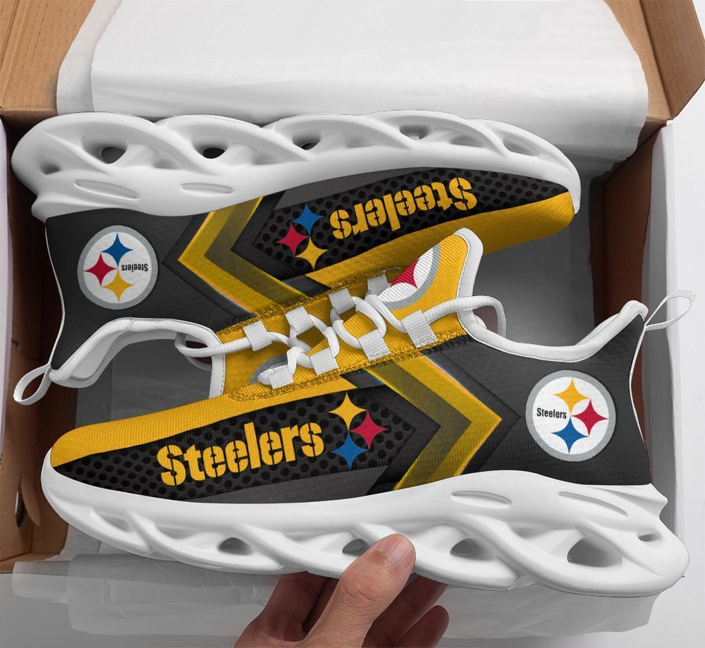 Pittsburgh Steelers NFL Max Soul Shoes Sneakers For Men And Women Calebmatthewhans
