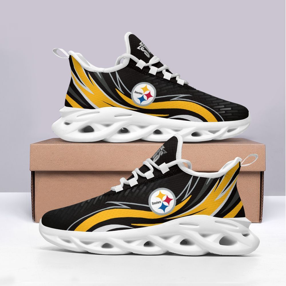 Pittsburgh Steelers NFL Max Soul Shoes Sneakers For Men And Women Calebmatthewhans