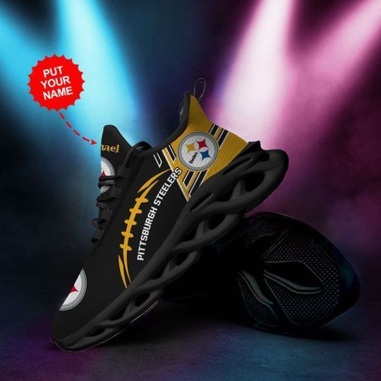 Pittsburgh Steelers NFL Max Soul Shoes Sneakers For Men And Women Calebmatthewhans