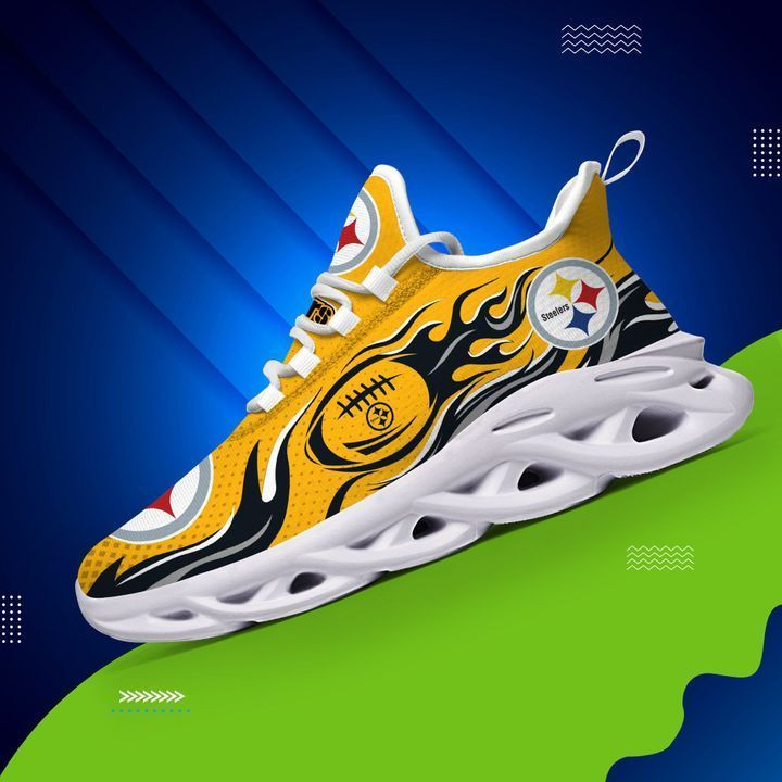 Pittsburgh Steelers NFL Max Soul Shoes Sneakers For Men And Women Calebmatthewhans