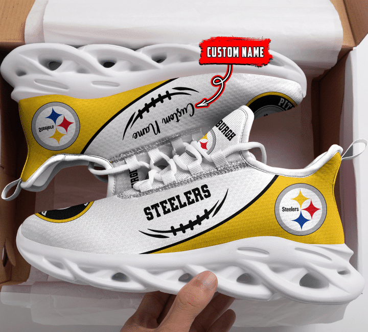 Pittsburgh Steelers NFL Max Soul Shoes Sneakers For Men And Women Calebmatthewhans