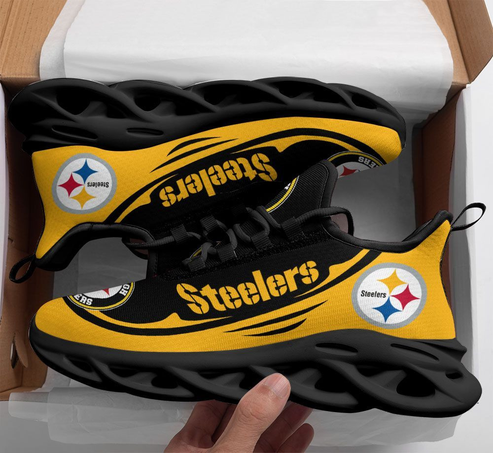 Pittsburgh Steelers NFL Max Soul Shoes Sneakers For Men And Women Calebmatthewhans