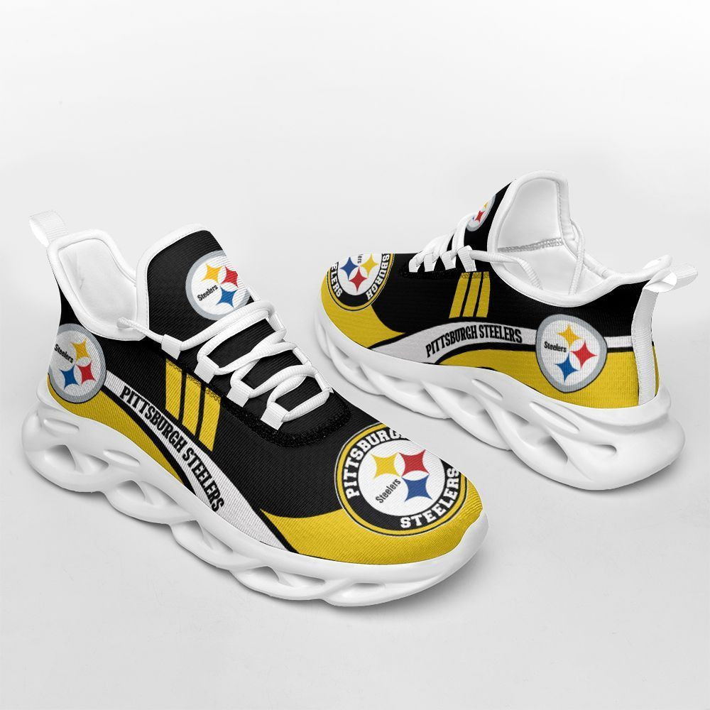 Pittsburgh Steelers NFL Max Soul Shoes Sneakers For Men And Women Calebmatthewhans