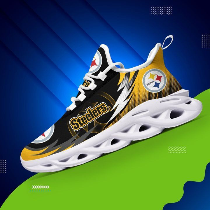 Pittsburgh Steelers NFL Max Soul Shoes Sneakers For Men And Women Calebmatthewhans