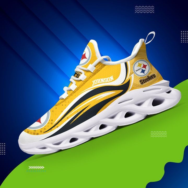 Pittsburgh Steelers NFL Max Soul Shoes Sneakers For Men And Women Calebmatthewhans