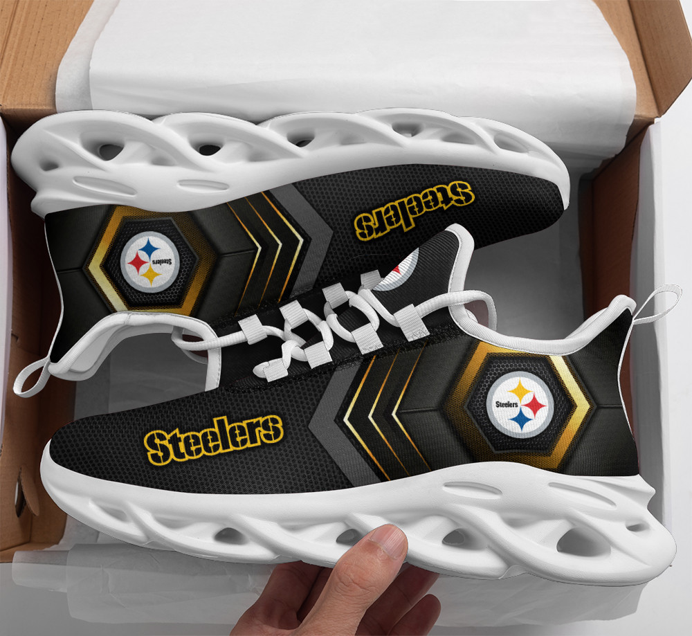 Pittsburgh Steelers NFL Max Soul Shoes Sneakers For Men And Women Calebmatthewhans