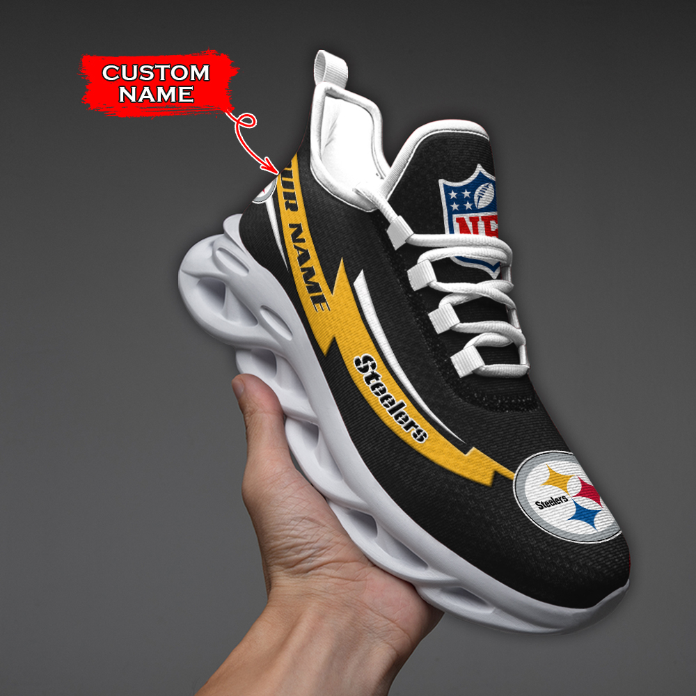 Pittsburgh Steelers NFL Max Soul Shoes Sneakers For Men And Women Calebmatthewhans