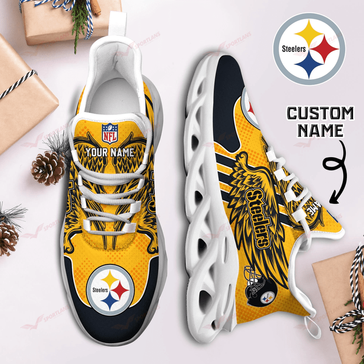 Pittsburgh Steelers NFL Max Soul Shoes Sneakers For Men And Women Calebmatthewhans