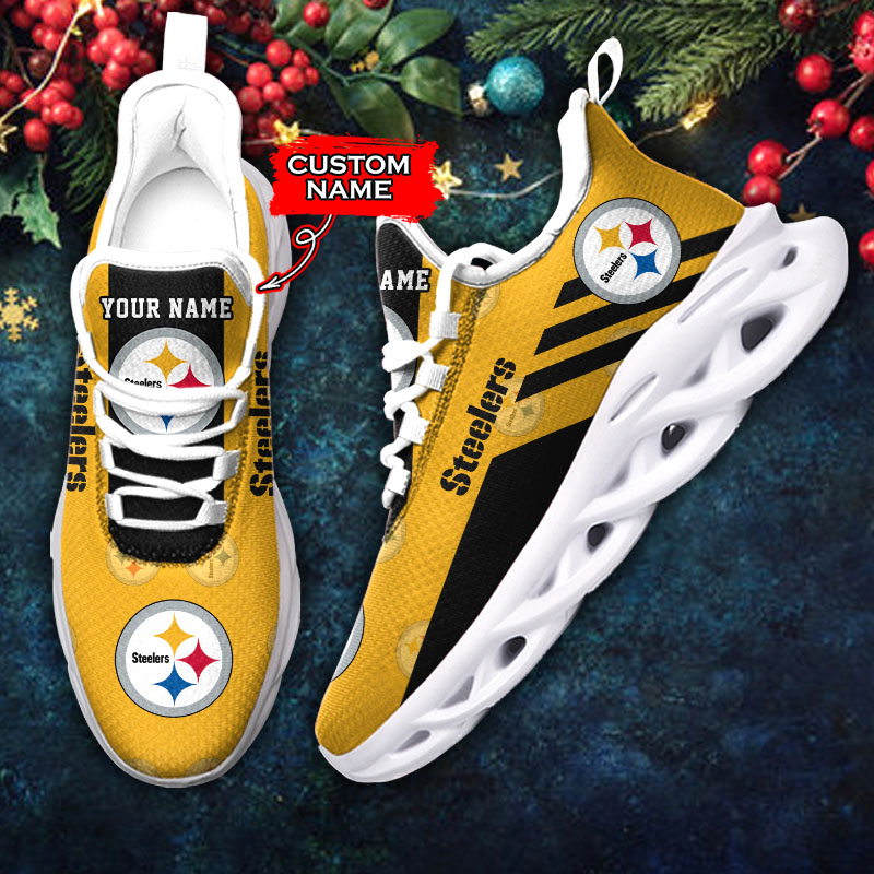 Pittsburgh Steelers NFL Max Soul Shoes Sneakers For Men And Women Calebmatthewhans