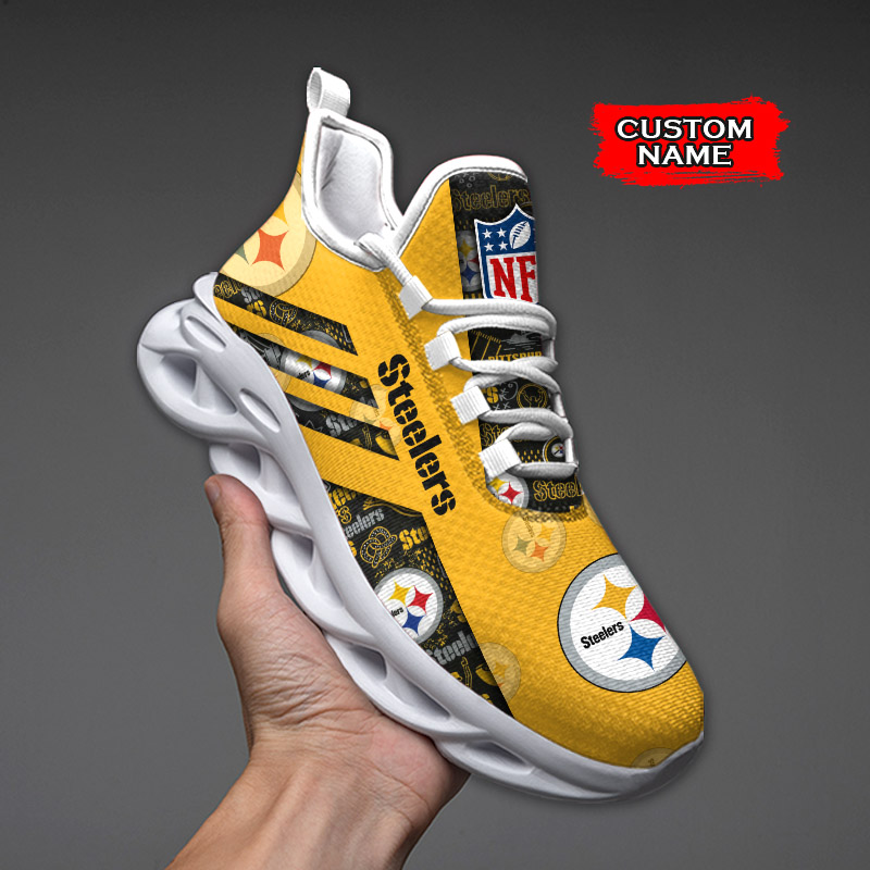 Pittsburgh Steelers NFL Max Soul Shoes Sneakers For Men And Women Calebmatthewhans