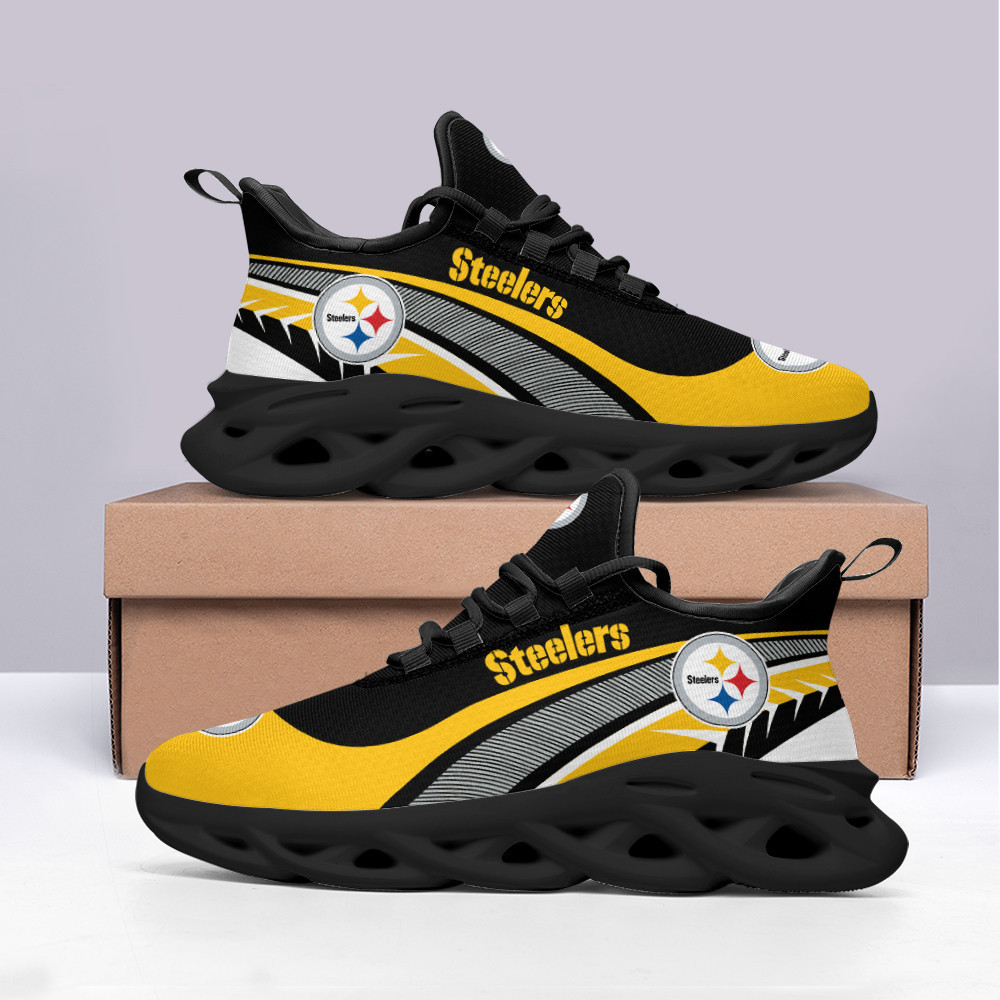 Pittsburgh Steelers NFL Max Soul Shoes Sneakers For Men And Women Calebmatthewhans